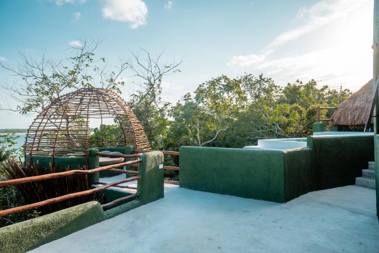 Casa Pibe, Private Jacuzzi, Pier And Rooftop Villa Bacalar Ngoại thất bức ảnh