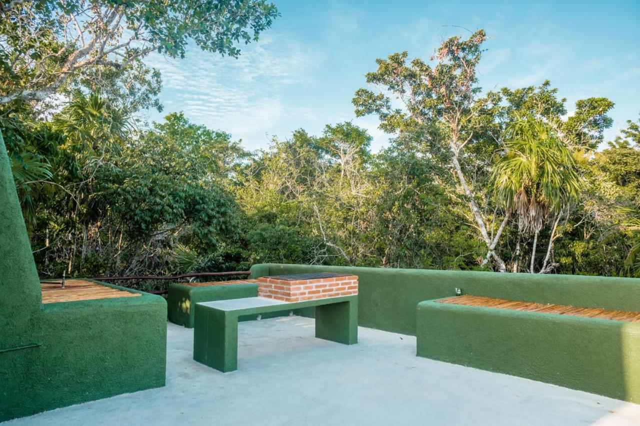 Casa Pibe, Private Jacuzzi, Pier And Rooftop Villa Bacalar Ngoại thất bức ảnh